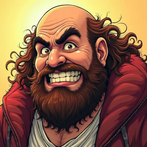 Danny DeVito as Gimli in Manga Style