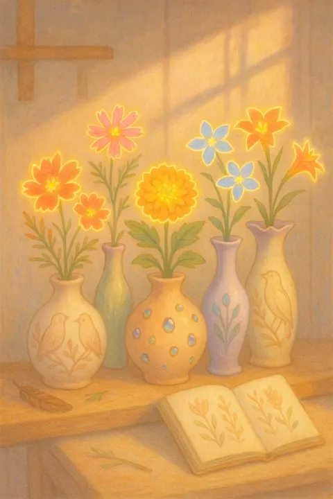 Dreamy Assortment of Fanciful Botanical Vases