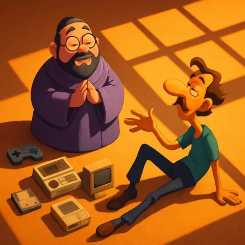 Two Expressive Family-friendly Figures in a Disney-Pixar Animation Style—one