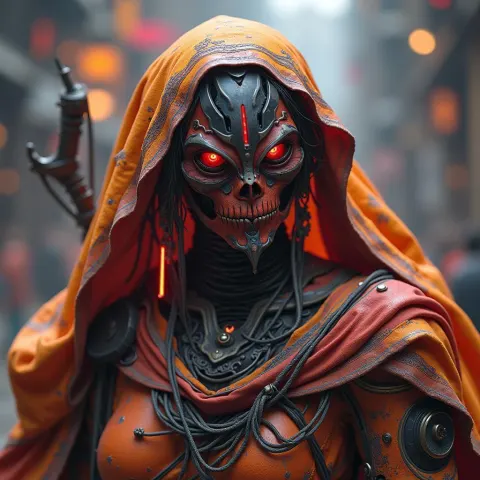 Hyperreal Diablo Robot Shaman Poster