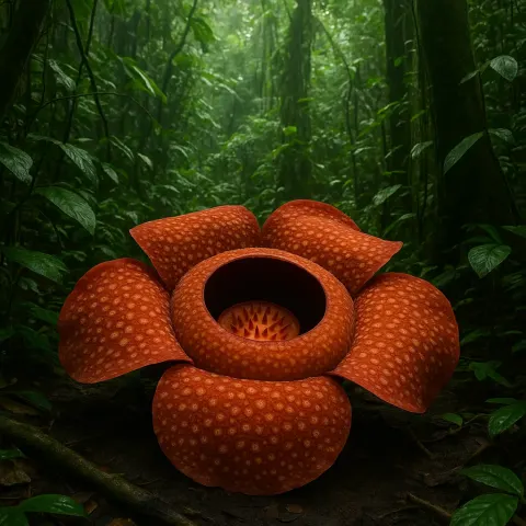 Nestled Within Indonesia's Verdant Jungles Lies the Largest Single Flower