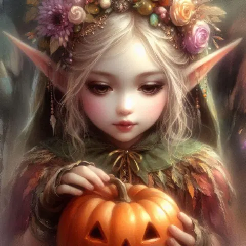 Whimsical Elf Princess Trick-or-Treating