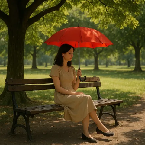 Under the Shadow of a Tree in the Park