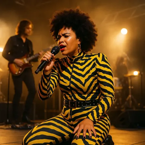 Performer in a Vibrant