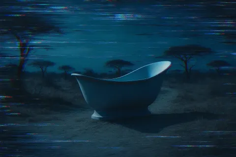 With Pervasive Glitch Art Elements