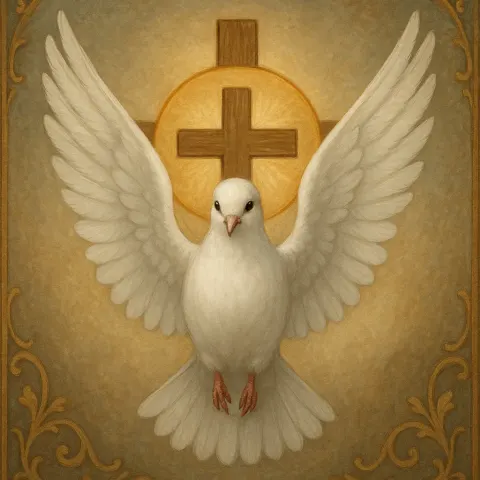 White Dove Representing Devotion and Purity Within Christian Spiritual Traditions