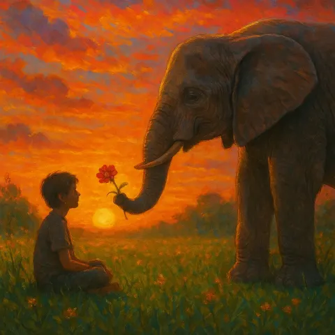 Depict a Scene Showcasing the Bond Between a Person