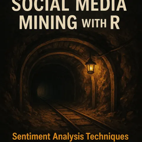 Book Cover Titled "Social Media Mining with R," Featuring