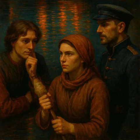 Multiple Waist-up Viewpoints Show a Thoughtful Medieval Lover