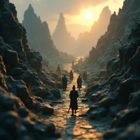 Mordor Recreated in Paper Cutout Stop Motion