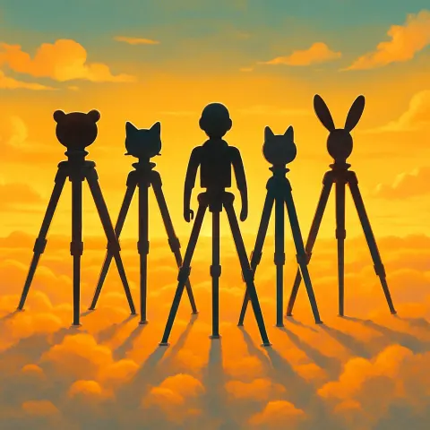 Five Diverse Tripods