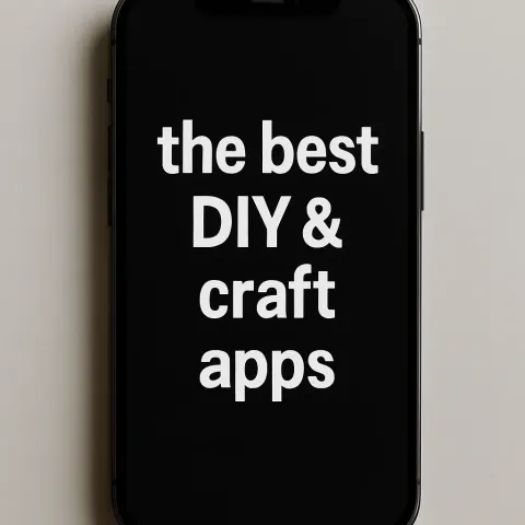 Smartphone Screen Displaying the Text "the Best DIY & Craft