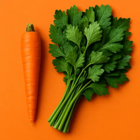 Beside a Cluster of Fresh Leafy Greens