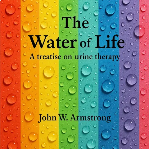 Colorful Striped Background with Water Droplets