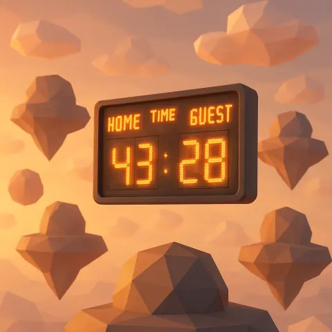 Single Scoreboard—crafted from Weatherproof Composite Material