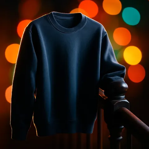 Sweatshirt Draped over a Bannister