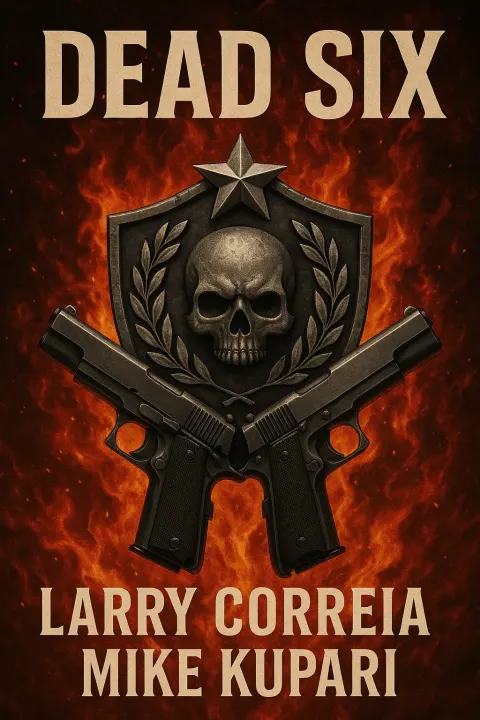 Book Cover Featuring the Title "Dead Six" by Larry Correia