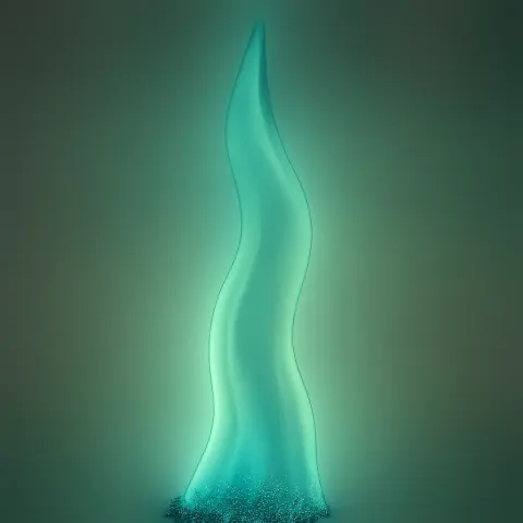 Describe a Flame Displaying a Subtle Bluish Tint That Shifts