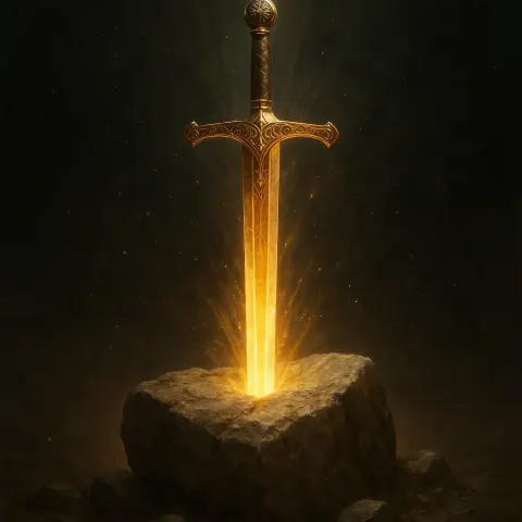 Mythical Sword of King Arthur