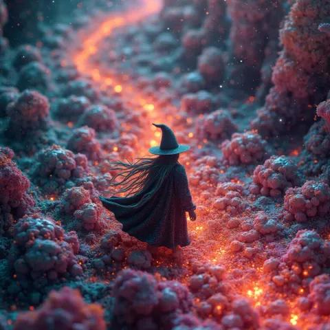 Hyper-Realistic Wizard in Outer Space