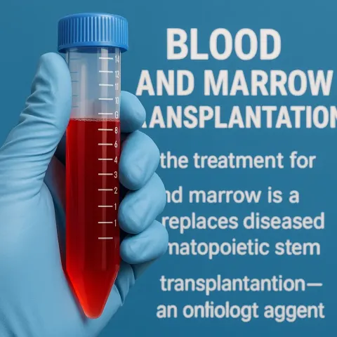 Gloved Hand Holding a Transparent Conical Tube Filled