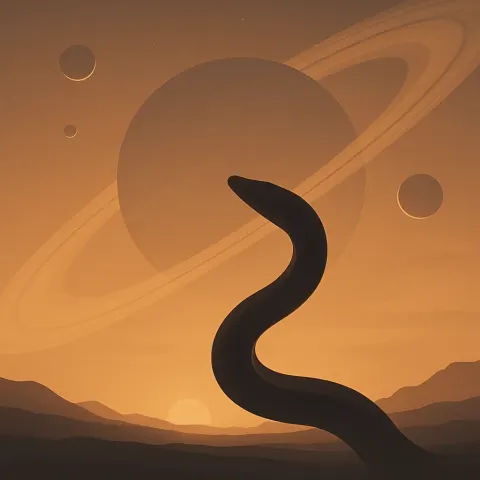 Against the Backdrop of an Alien Planet