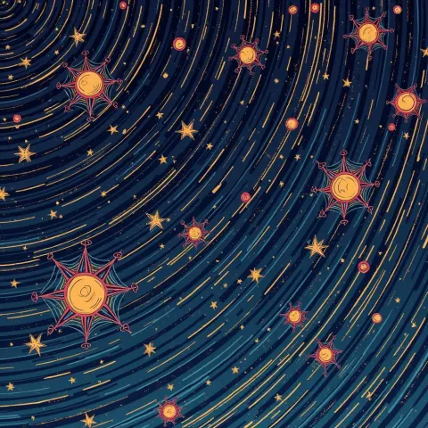 Star Constellations Charted in Vibrant Manga