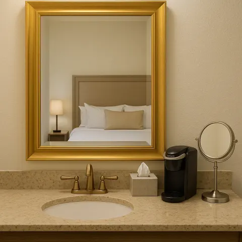 Bathroom Countertop with a Sink