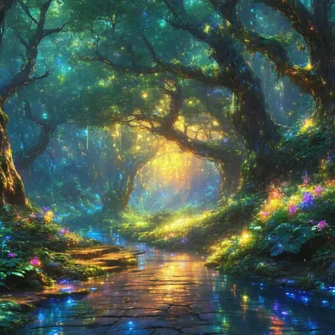Cosmic Fairy Shimmering in Detailed Digital Art