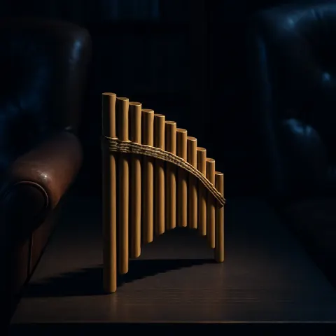 Solitary Bamboo Panpipe