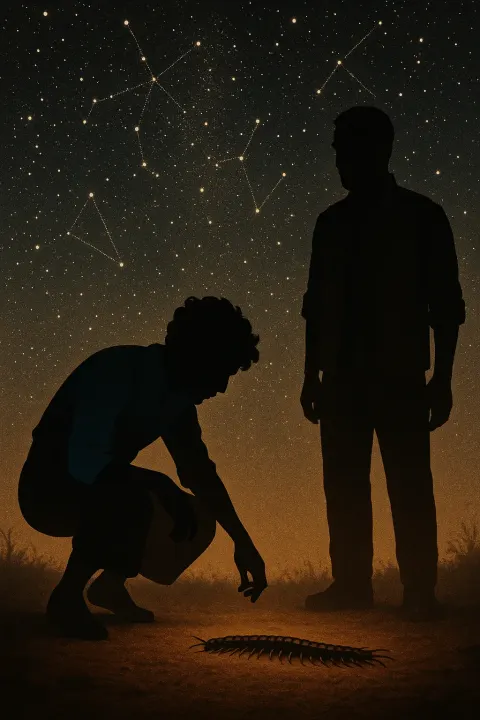 Beneath Countless Twinkling Stars and Recognizable Constellations
