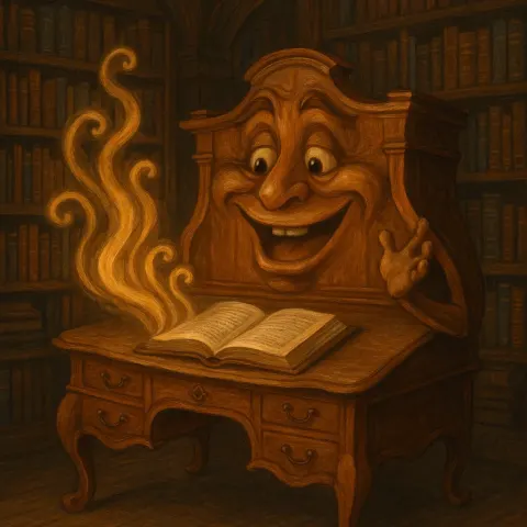 Ancient Desk Awakened and Started Recounting Stories