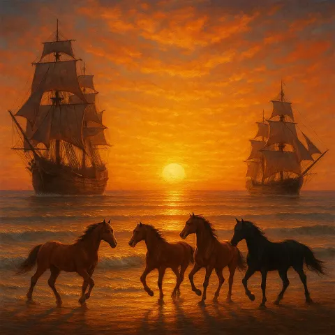 Across the Radiant Skyline