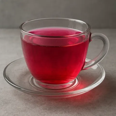 Mixture of Dark Tea Combined with Litmus Solution