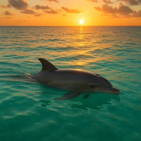 Under a Radiant Golden Sunset