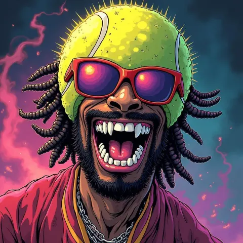 Snoop Dogg as Tennis Ball Monster