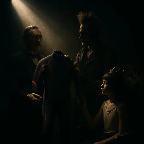 Lone Sunbeam Pierces the Darkness