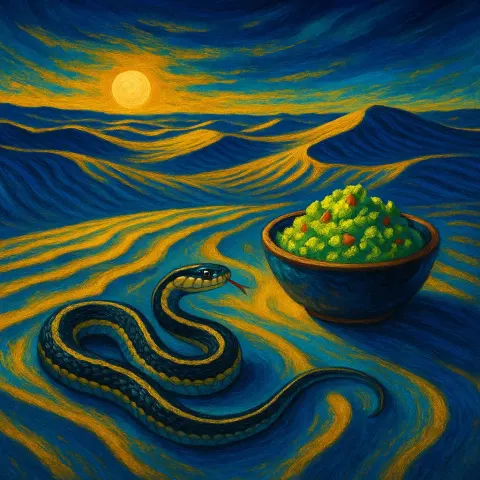 Garter Snake and Guacamole on Vast