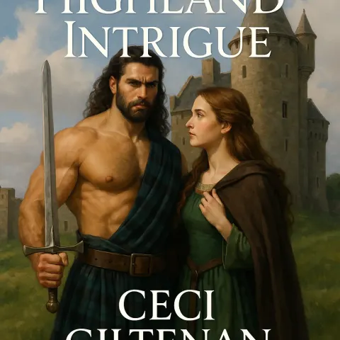 Muscular Man and a Woman in Medieval Attire