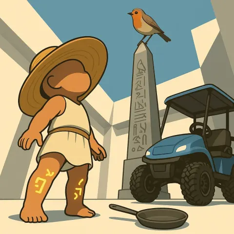 Infant Historical Figure in a Sleeveless Top