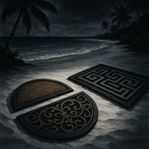 Upon a Tropical Beach of White Sand and Turquoise Water