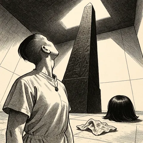 Figure in Clinical Attire
