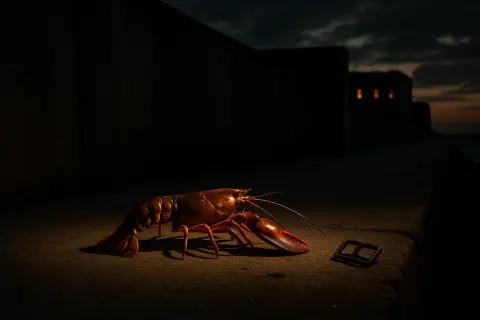 Delicately Luminous American Lobster
