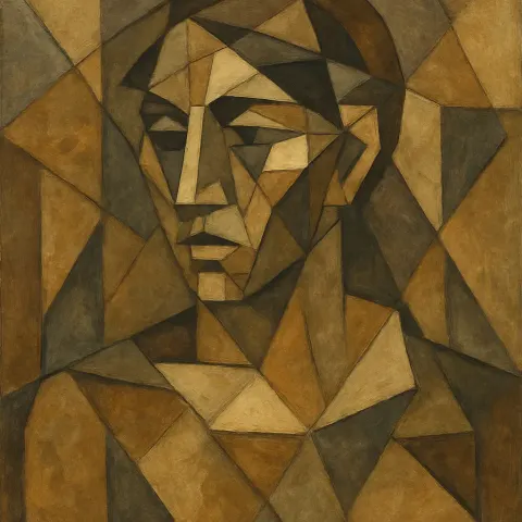 Cubist-style Portrait That Employs Abstract