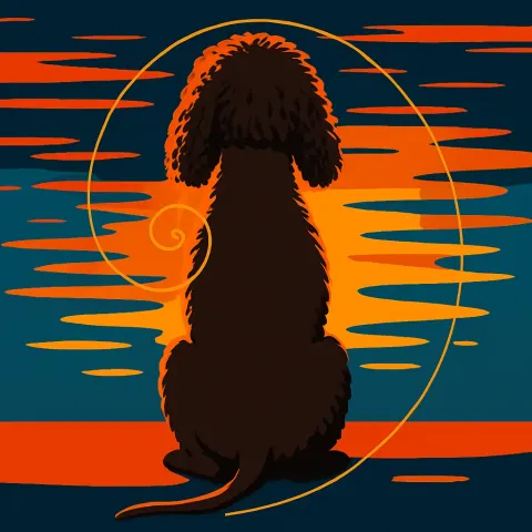 Single Irish Water Spaniel