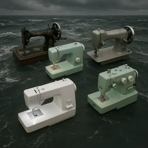 Against the Tumultuous Backdrop of a Stormy Sea