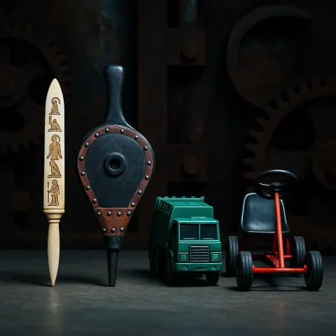 Hieroglyph-etched Letter Opener