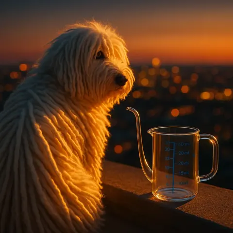Ivory White Komondor