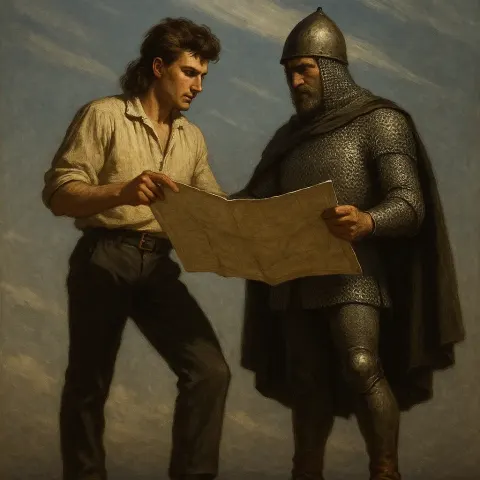 Mullet-haired Revolutionary in Trousers and a Heeled Innovator Turn