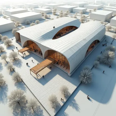 Aerial Geometry of the Procon Research Center Museum